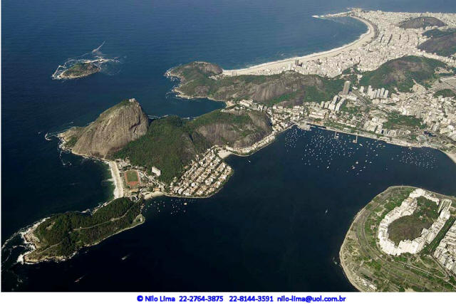Area da Urca, Morro da Viva, Botafogo e Copacabana